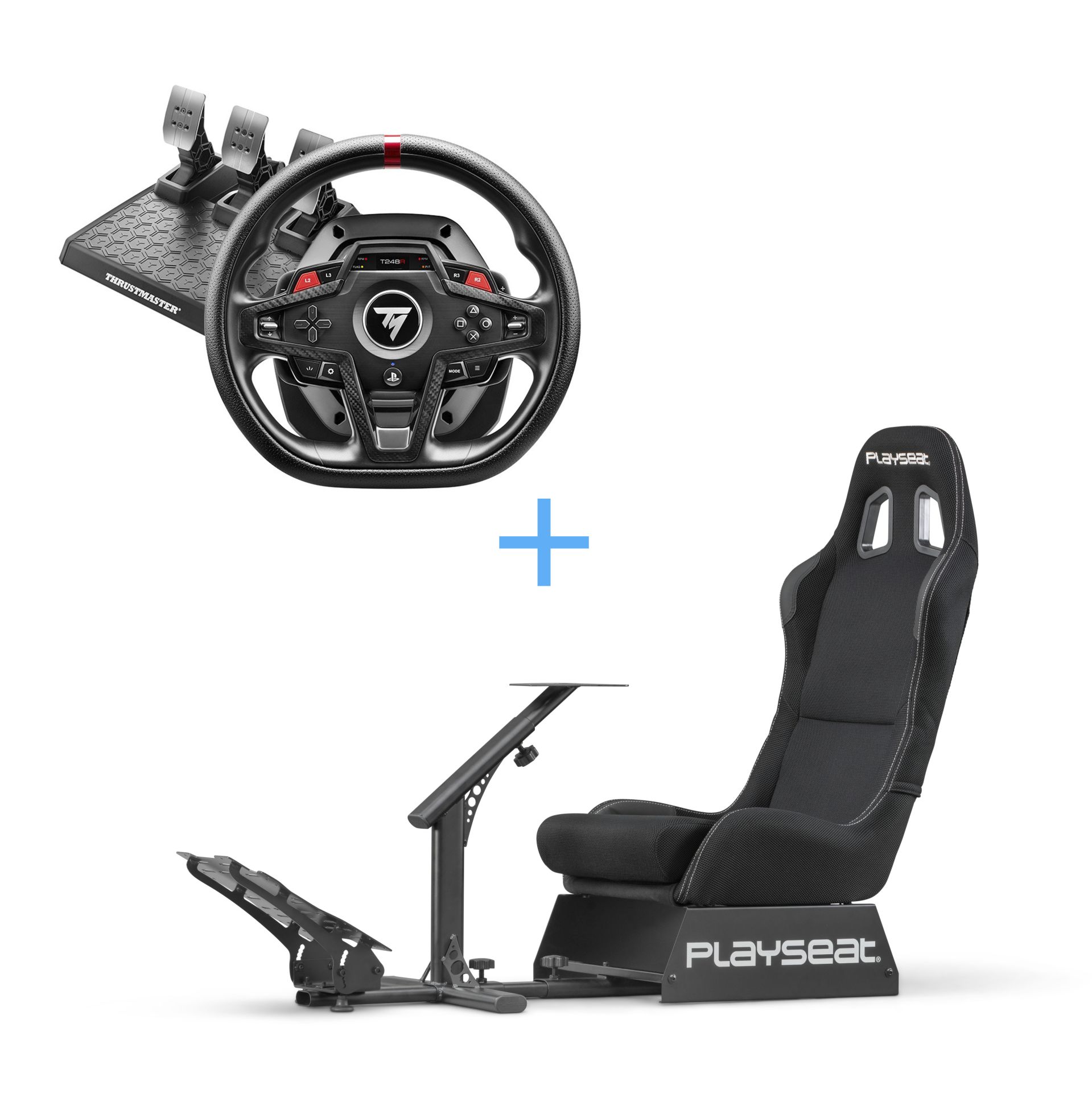 Sadržaj bundlea Thrustmaster T248R + Playseat Evolution ActiFit